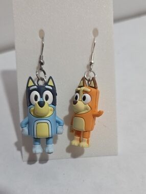 Bluey and Bingo Dangle Earrings